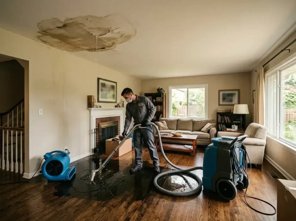 attic-pipe-burst-ceiling-drip-008 — frequently asked questions, Water Damage Restoration & Carpet Care in Albert Lea, MN